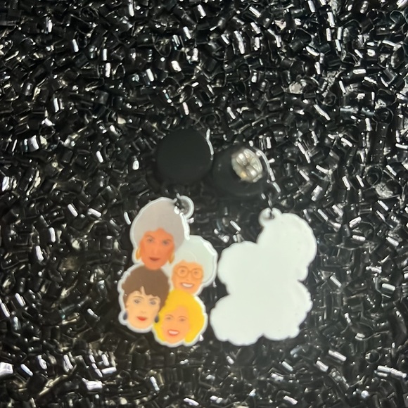 Golden Girls Drop Earrings - Picture 8 of 17